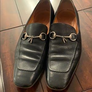 Gucci Men’s Black Leather Loafers
